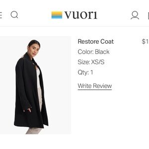 Like new Vuori restore jacket